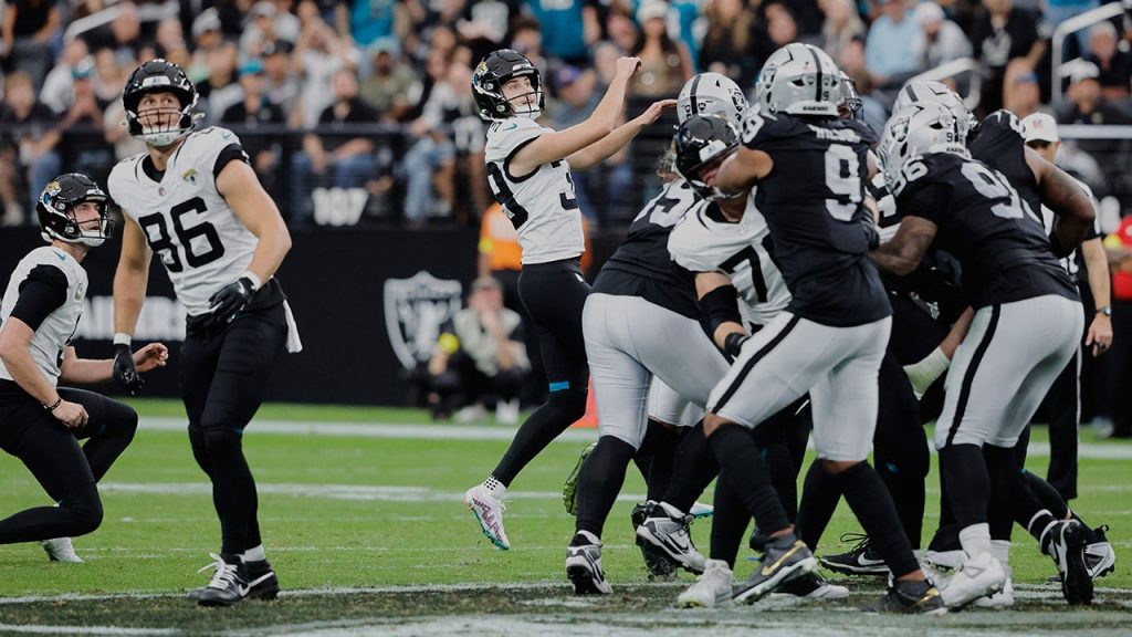 Jaguars’ Cam Little kicks his way into NFL history books