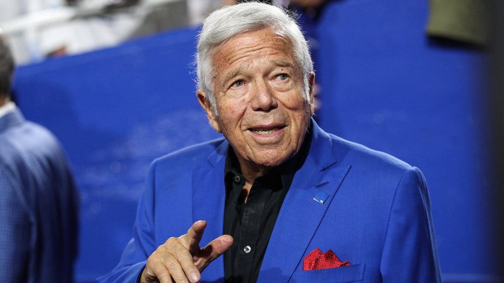 Robert Kraft spoke about antisemitism at his foundation’s event
