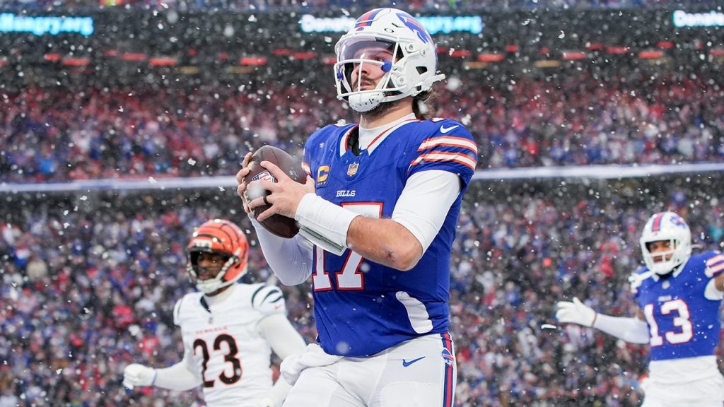 NFL news: Bills rally from 10 points down to beat Bengals in snowy thriller
