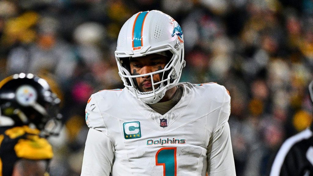 NFL news: Dolphins reportedly bench Tua Tagovailoa amid disappointing season